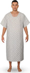 GERVRA Reusable Hospital Gown - Patient Gowns with Tie Back, Unisex Medical Gowns
