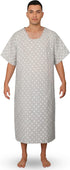 GERVRA Reusable Hospital Gown - Patient Gowns with Tie Back, Unisex Medical Gowns