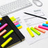 Sticky Notes, 0.6x3 Inch, 1200 Sheets Self-Stick Notes, Bright Colors, Easy to Post for School, Office