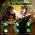 Kids Dinosaur Headlamp Flashlight - LED Headlights with Roar & Silent Mode, T-Rex Toys for Camping