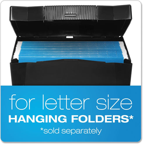 Pendaflex Economy File Box, Black, 10-7/8" H x 13-1/2" W x 10-1/4" D