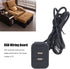 MUNEFE 5V Double USB Charge Station, Sofa Recessed USB Power Hub Wiring Board, Power Outlet Socket for Household
