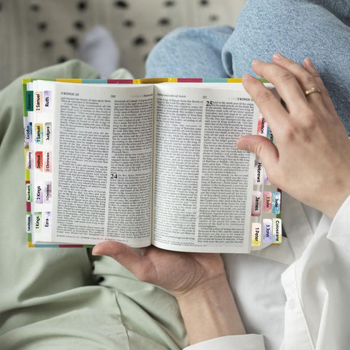 Wanshui Bible Tabs,Laminated Tab for Women and Men,Reposition Large Print Stickers,Easy to Read and Apply Bible Index