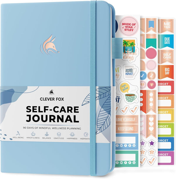 Clever Fox Self-Care Journal Daily Reflection Notebook Mental Health & Personal Development
