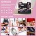58 Set, Toolbox MARTCOLOR Piece Household Tool General Household Hand Tool Kit with Plastic Storage Case, All Purpose