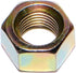 Grade 8 Fine Hex Nuts, 3/8-24, Piece-20, Yellow - 014973261672