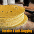 POWERTEC 44001XG-100, 100 PK, 5 Inch 8 Hole Hook and Loop Sanding Discs, Assorted Grits for Air Sanders