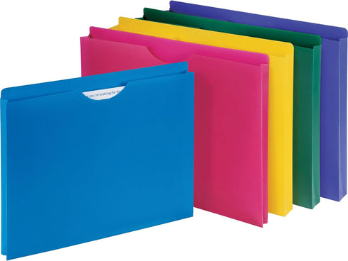 Business Source File Jacket - Assorted - Pack of 10