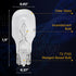 Landscape Low Voltage - 12 Volt 11W T5 Wedge Bulbs: Compatible with Malibu Lights, Garden, Deck Light Bulbs, 10 Pack