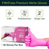 Fuchsia Hot Pink Nitrile Disposable Gloves, 50 Count, 3 Mil, Powder and Latex Free, Surgical Medical Exam Gloves