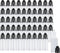 50PCS 15ml LDPE Plastic Thin Tip Dropper Bottles, Small Empty Squeeze Bottles with Black Caps, BPA Free