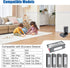 Replacement Filters for ECOVACS Deebot Ozmo T8 T8+ T8 Aivi T8 AIVI+ T8 MAX T9+ T5 N8+ / N8+ N8 Pro N8 Pro + / N8 Pro+ N10 + N7 OZMO 920 950 for Yeedi Vac 2 Pro Vac Max Vac Station Vacuums