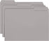 Smead Interior File Folder, Gray, 1/3-Cut Tab, Letter Size, 100 per Box (10251)