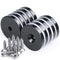 LOVIMAG 1.26”D x 0.2”H Black Epoxy Coated Neodymium Disc Magnets with Countersunk Hole, Pack of 10