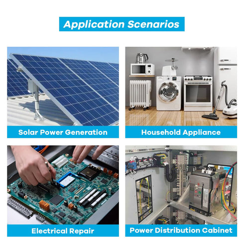 AC 80-260V 100A LCD Digital Display Multi-Function Power Monitor, Ammeter Voltmeter with Split Core Transformer