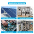 AC 80-260V 100A LCD Digital Display Multi-Function Power Monitor, Ammeter Voltmeter with Split Core Transformer