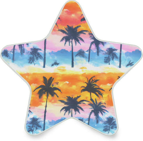 Burbuja Tropical Palm Trees LED Night Light Plug into Wall 0.2W Star-Shaped Nightlight