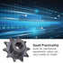 Tissting 3Pcs Steel Sprocket, 5307-4008-0010, 8mm Pitch Hex Hole 10 Teeth Drive Gears for Bicycles