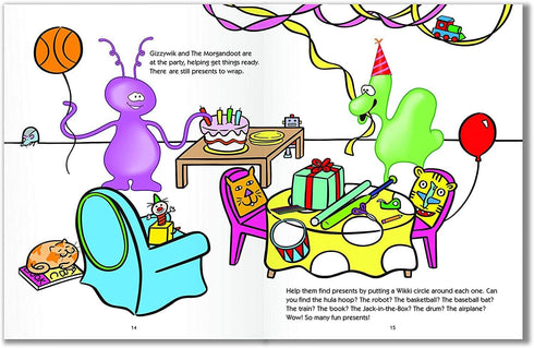 Wikki Stix Preschool Activity Book with 72 Non-Toxic, Reusable Wikki Stix for School Readiness Skills, Made in USA