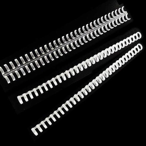 Honbay 10PCS Plastic 30-Hole Loose Leaf Binder Ring for Home and School Use