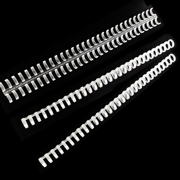 Honbay 10PCS Plastic 30-Hole Loose Leaf Binder Ring for Home and School Use