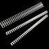 Honbay 10PCS Plastic 30-Hole Loose Leaf Binder Ring for Home and School Use