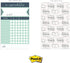 Modern Weekly Chore Chart, 6" x 10" Sticky Note Fill-in Task List for Homeschool Assignments
