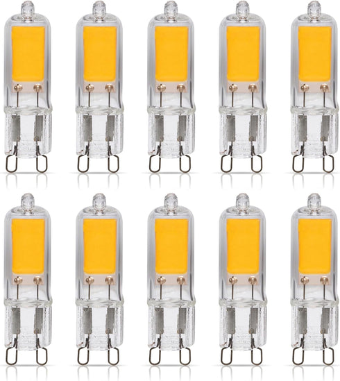 Simba Lighting G9 LED COB Light Bulb (10 Pack) 2W T4 20W