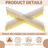 Hicarer 1000 Count Framing Nails, 1-1/2 x 0.148 Inch 36 Degree Galvanized Round Head Nails for Woodworking