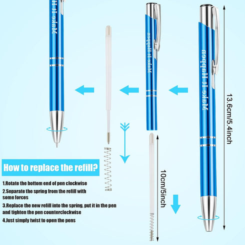 Zonon 10 Pieces Bible Verse Ballpoint Pen - Inspirational Christian Scripture Quote Pen for Women Men