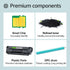 greencycle Compatible Black Toner Cartridge for Canon 104, 2 Pack, C104 CRG104 FX9 FX10, ImageClass MF4100 Series