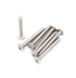 binifiMux 10pcs M6 x 55mm Rivet Countersunk Socket Cap Allen Head Bolts Screws for Furniture, 304 Stainless Steel