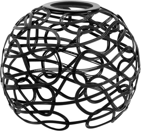 KUMGROT Mini Metal Cage Lampshade for Hanging Light Pendant Lampshade Vintage Industrial