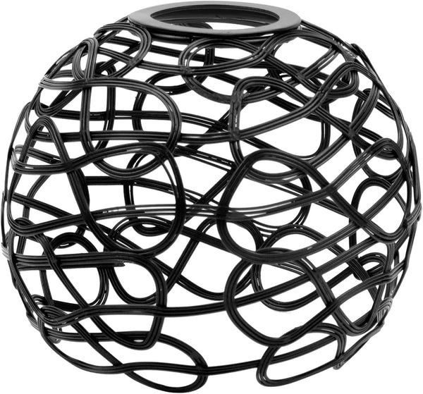 KUMGROT Mini Metal Cage Lampshade for Hanging Light Pendant Lampshade Vintage Industrial