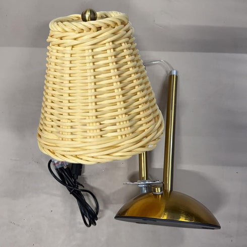 Generic Dimmer, Rattan Table Lamp,Wicker Night Light with Touch LED Portable Lamp for Home Decor, Rechargeable USB