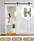 90/180 Degree Barn Door Lock - Small Flip Gate Latches Hardware for Sliding Door Security (Bronze-1Pc)