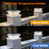4x4 3.5x3.5 4-Pack 2 Brightever Solar Post Cap Lights, Outdoor Solar Powered Fence Post Lights Fit Vinyl/Wood Posts