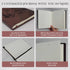 Sunny Lark Mountains Leather Journal | Refillable Leather Journal for Women & Men | Travel Journal with Outdoor