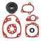 NV45AB2 Parts for NV45AB NV45AE Roofing Coil Nailer Tools, 877-761 Gasket Kit, Shafts, Washers Set, Piston Bumper