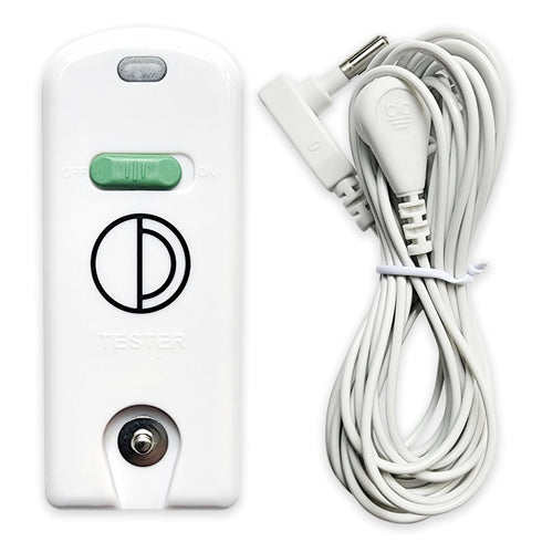 Grounding Continuity Tester for Earthing Products - Easy to Use Tester with Green Light & Grounding Cord