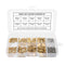 300pcs M2 Brass Standoff Kit - Hex Column Spacer Screw Assortment with Box