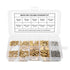 300pcs M2 Brass Standoff Kit - Hex Column Spacer Screw Assortment with Box