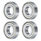 uxcell 4 Pcs 16001-2Z Deep Groove Ball Bearing, 12mm x 28mm x 7mm High Carbon Chrome Steel Z3