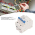 DC Miniature Circuit Breaker, 2 Pole 1000V 125Amp Isolator for Solar PV System, 35mm DIN Rail