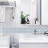 Peel & Stick Tile Stickers, 12 PCS Self Adhesive Backsplash Decorative Wall Stickers for Kitchen Bathroom, Waterproof