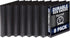 Samsill Durable 1 Inch Binder, Made in the USA, Round Ring Customizable Clear View Binder, Black, 8 Pack