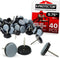 X-PROTECTOR Chair Glides, 0.75" Furniture Glides 40 pcs - Premium Nail on Sliders for Floor Protection