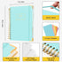 Huhuhero Lined Spiral Notebook Journal - 5 Subject College Ruled Hardcover Notebooks for Work, School, Mint Green