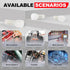 AIRIC 100 Pcs Closed End Crimp Connectors 22-16 AWG Wire Splice Caps Electrical Connector Terminals