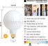 WUHOSTAM 15W Dimmable LED Large Globe Bulb, 900LM, 90W Equivalent, 3000K Soft White, E26 Base, 1 Pack